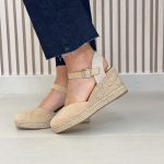 Esparteña Altura Media Beige - 8239 - 36