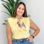 Camiseta Hombreras Amarillo