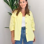 Sobrecamisa Desflecada Amarillo