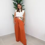 Pantalón Camila Teja