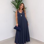 Vestido Iralia Azul Marino