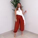 Pantalon Palma Bombacho Teja