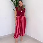 Pantalón Palma RAYAS Fucsia