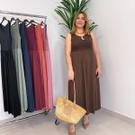 Vestido Leire Marrón